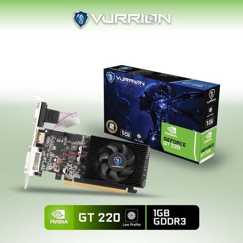 VGA VURRION NVIDIA GEFORCE GT 220 1GB DDR3 128BIT GT220 NEW