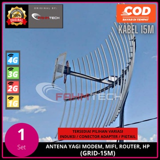 Antena Yagi Grid Modem, Mifi, Router, HP 4G - FAHM TECH (GRID-15M)