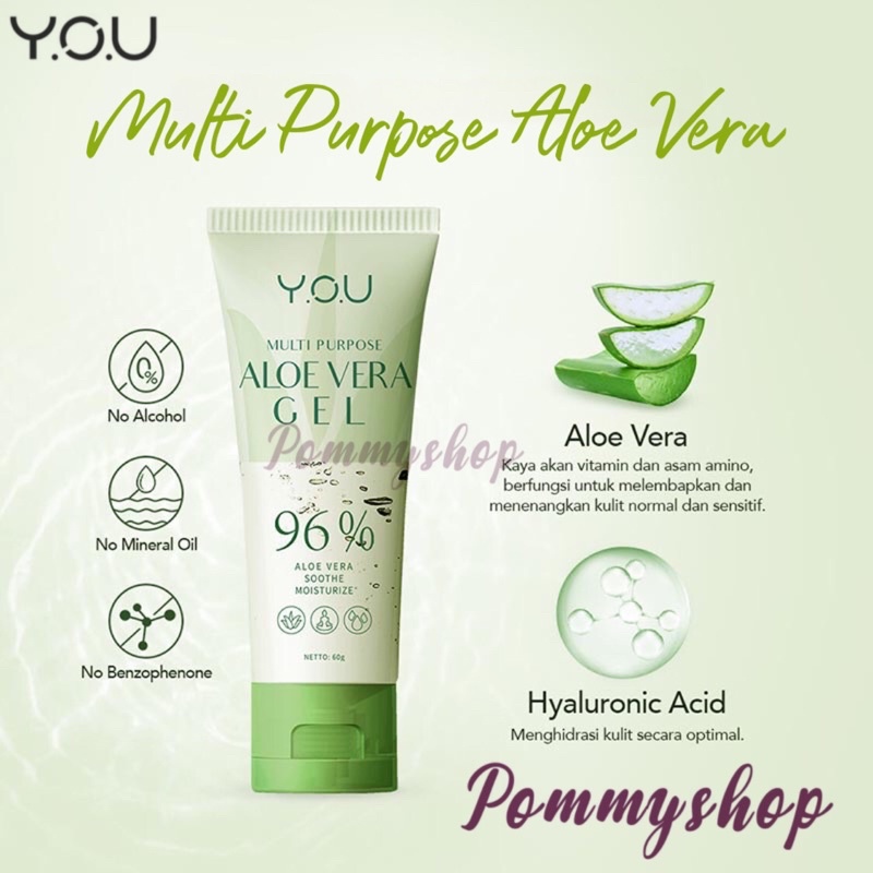 Kosmetik You Multi Purpose Aloe Vera 96% 180g