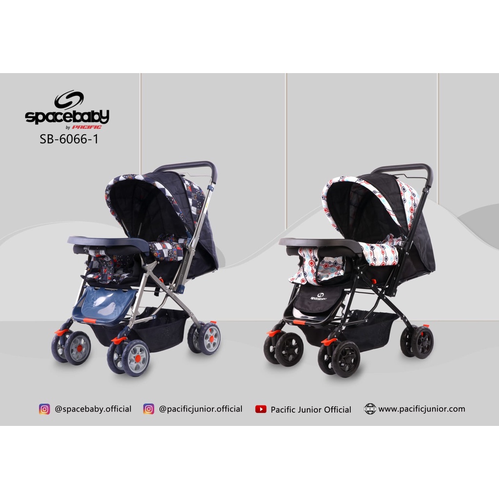 STROLLER DORONGAN BOLAK BALIK SPACEBABY SB 6202 SB 6066 SB 6055 KERETA DORONG BAYI SPACE BABY SB6202 SB6066 SB 6055