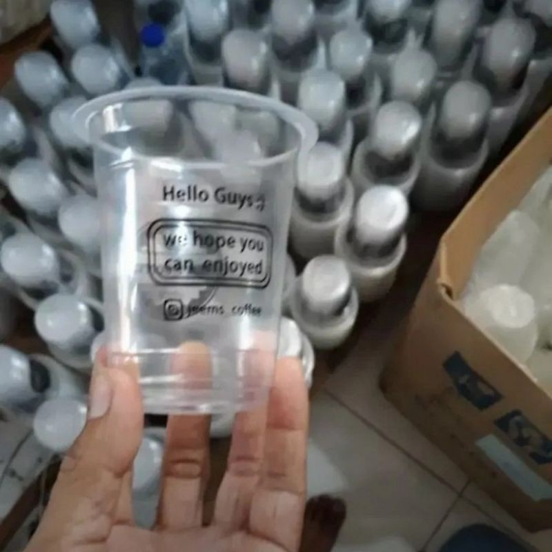 sablon cup 12 Oz datar 7gr