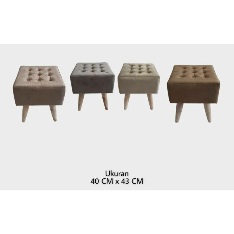 STOOL KURSI KOTAK STOOL MINIMALIS SOFA