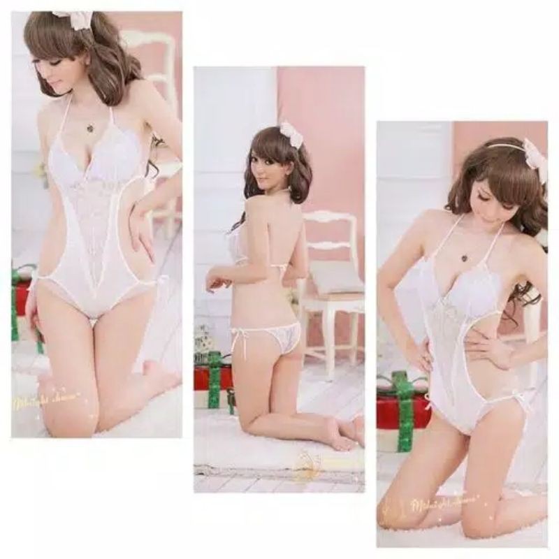 TM-074 Lingerie Pakaian Dalam Seksi Bodysuit Erotis Pakaian Dalam Renda Wanita