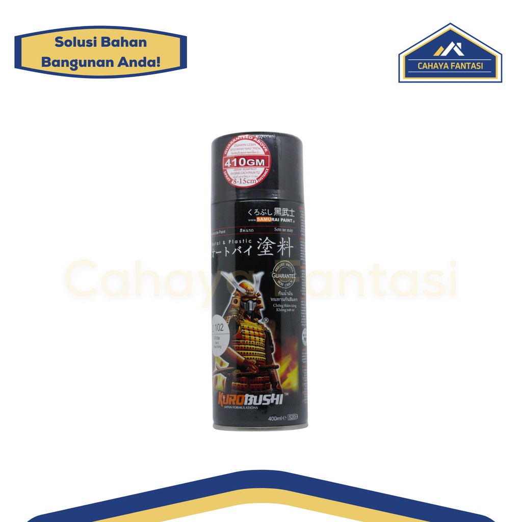 

Cat Semprot Samurai Paint KuroBushi untuk Besi dan Plastik