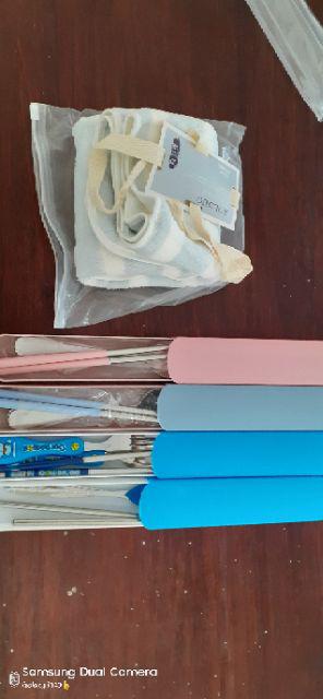 New - Set Sendok Garpu Sumpit Makan Stainless Steel Korea