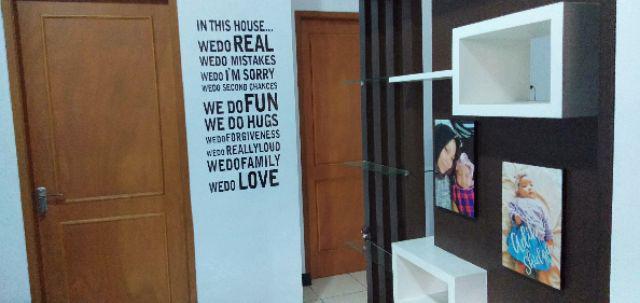 Stiker Dinding Xl Quote  Family 2 Dbs Jm 7320