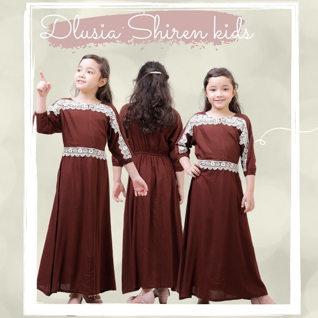 Dlusia Dress anak Shirin kids