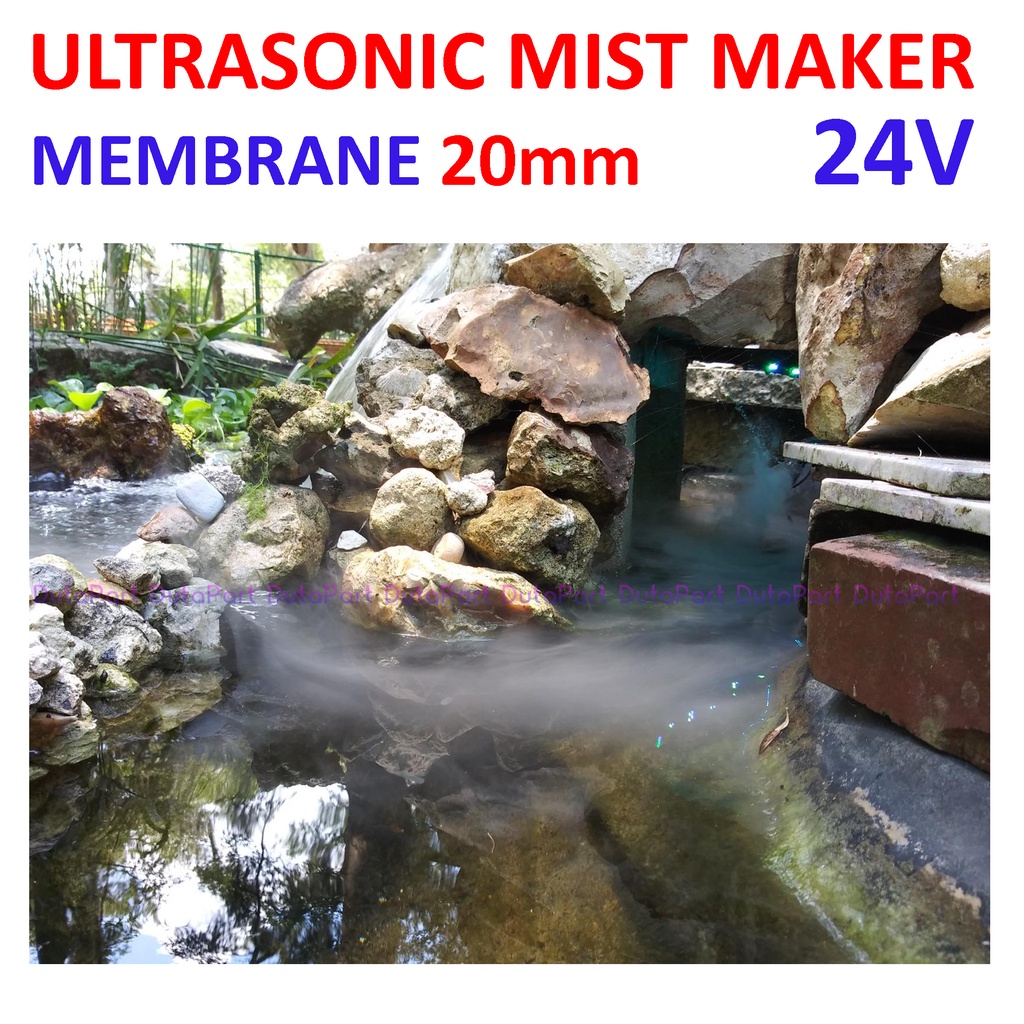 Ultrasonic Mist Maker Mesin Kabut Humidifier Pembuat Kabut Uap Fog