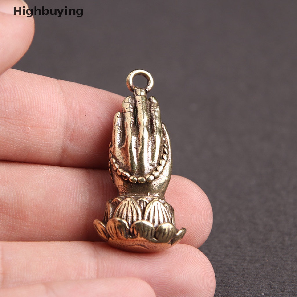 Hbid Liontin Patung Buddha Mini Bahan Kuningan Untuk Dekorasi Meja Glory