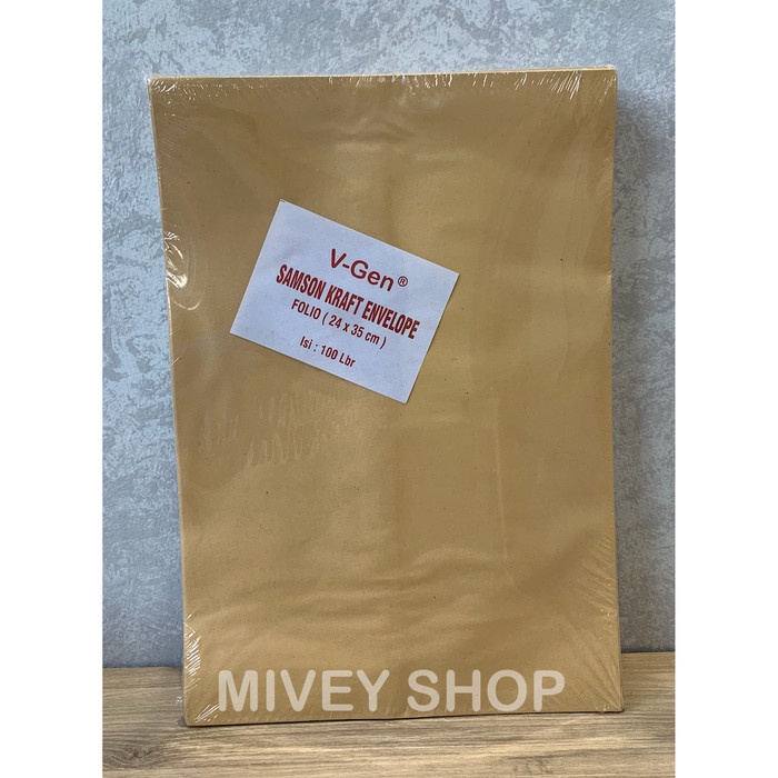 

Menyurat-Surat- Amplop Coklat Folio F4 Isi 100 Pcs -Surat-Menyurat.