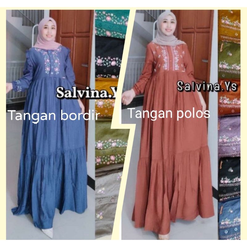 Gamis salvina ys original kringkle bordir 001