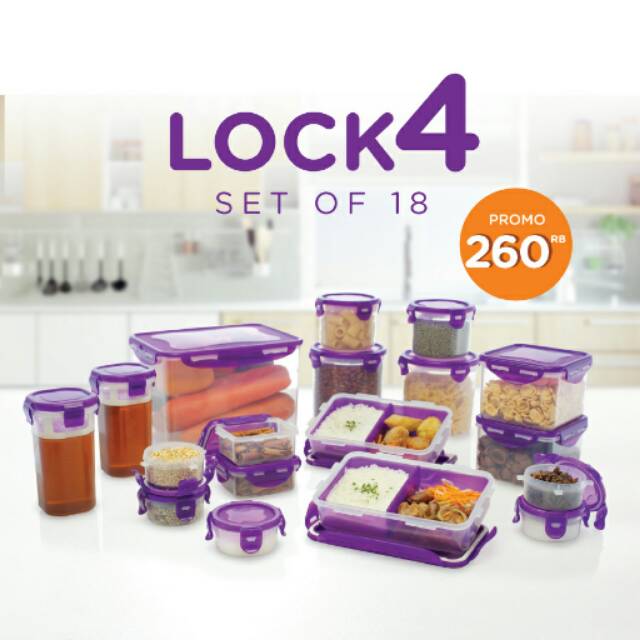 LOCK 4 18 pcs