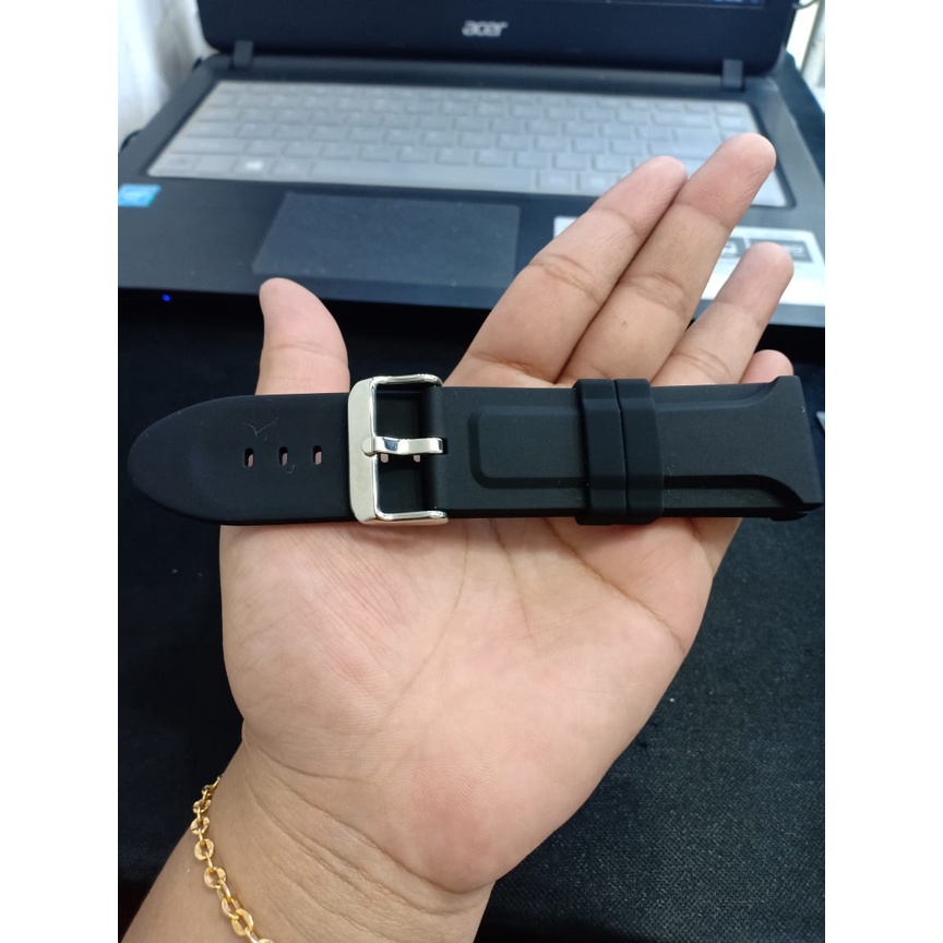 STRAP TALI RUBBER COCOK UNTUK JAM TANGAN T5 / TALI JAM TANGAN LENTUR DAN ELASTIS