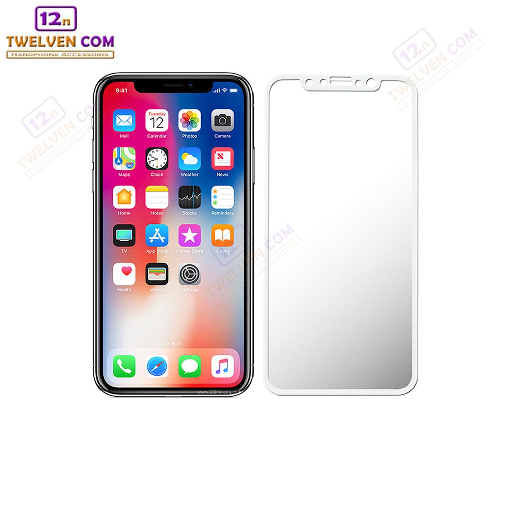 zenBlade 5D Full Cover Tempered Glass Apple iPhone XS - Putih