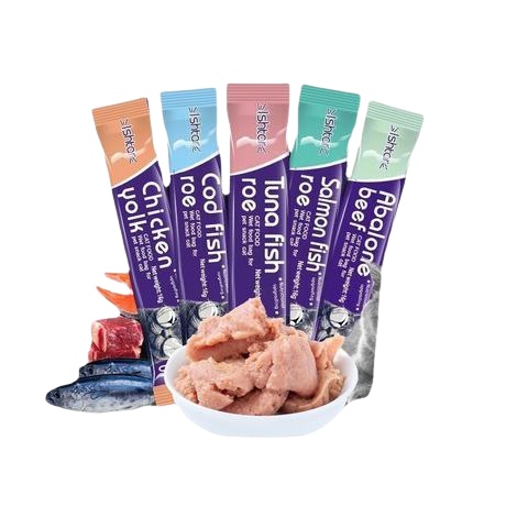 Snack Hewan Peliharaan Cat Strip Kitten Kucing Adult Kaya Nutrisi Membantu Pencernaan Mencegah Alergi 15g/Strip FEFARM