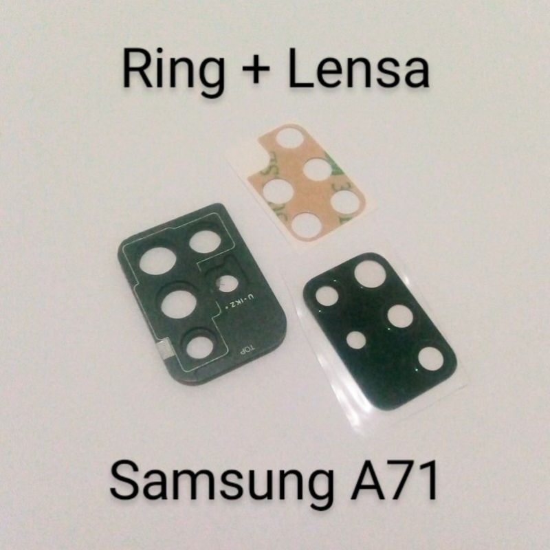 Ring Lensa Camera Samsung Galaxy A71 Kaca Kamera Belakang Original