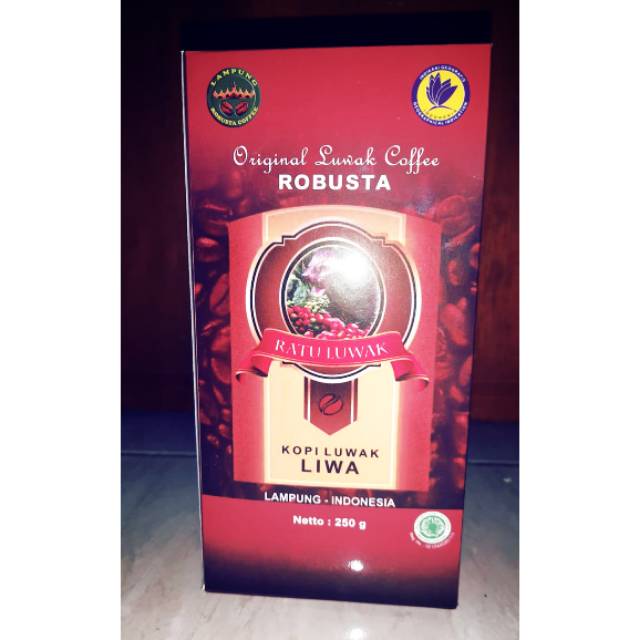 

Kopi Luwak Robusta ( coffee) 250 gr Asli Lampung