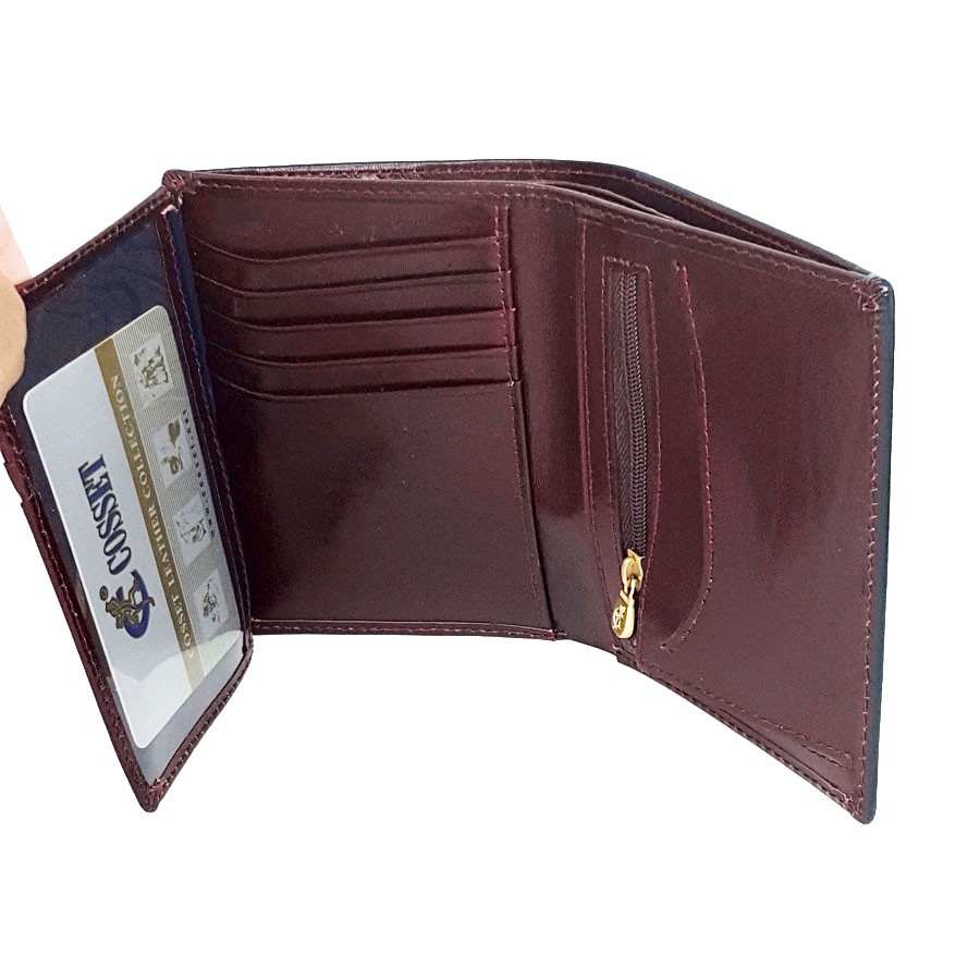 Paling Murah COSSET UK 1423.345 MAROON | DOMPET PRIA KULIT ASLI IMPORT ORIGINAL