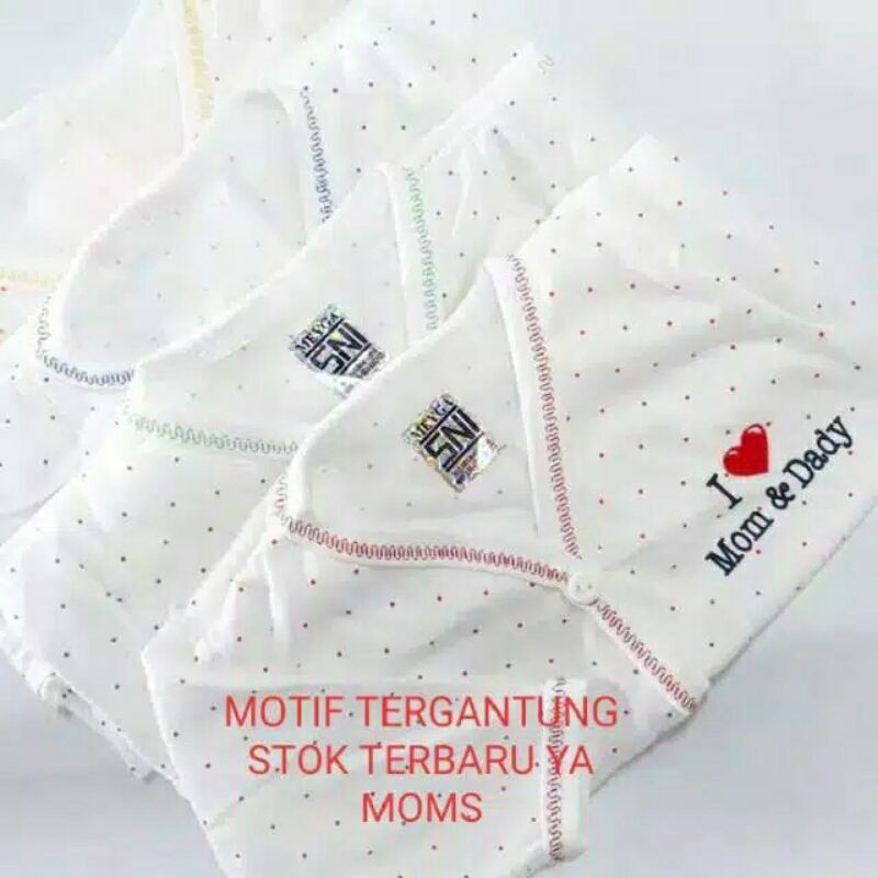 3Pc Baju Bayi Lengan Panjang Meyga Ukuran Newborn SNI