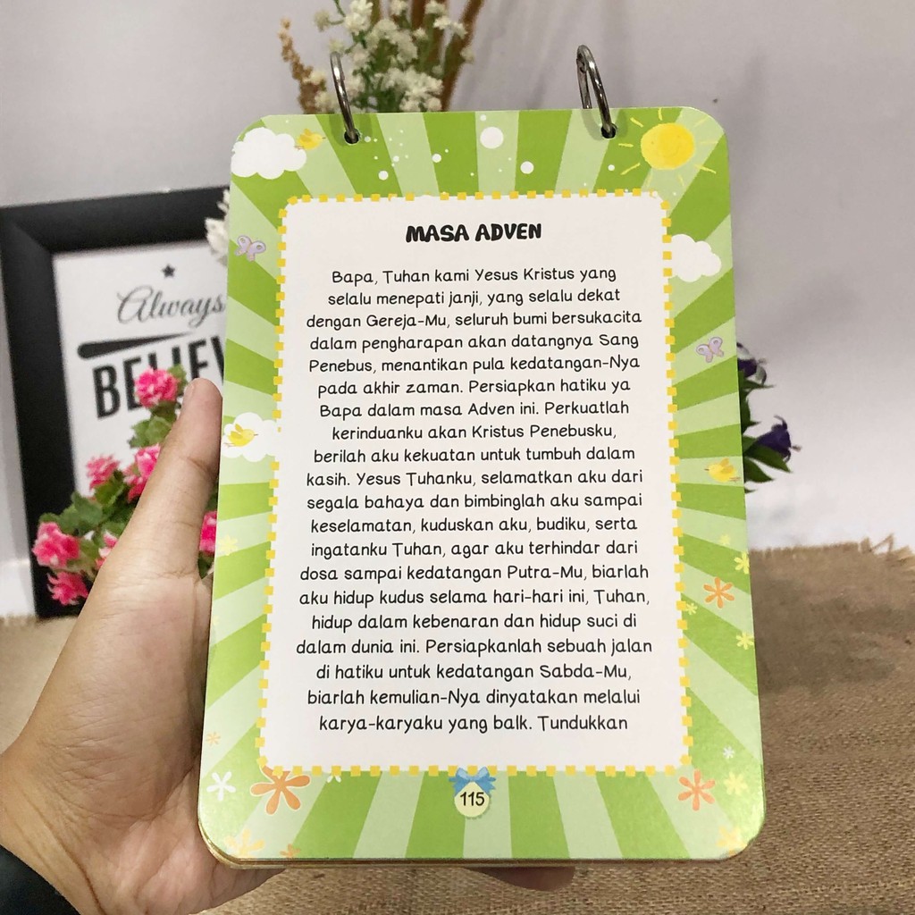 Buku 100 DOA ANAK TERLENGKAP Flash Card Doa Katolik - Anna Catherine Best Seller-5