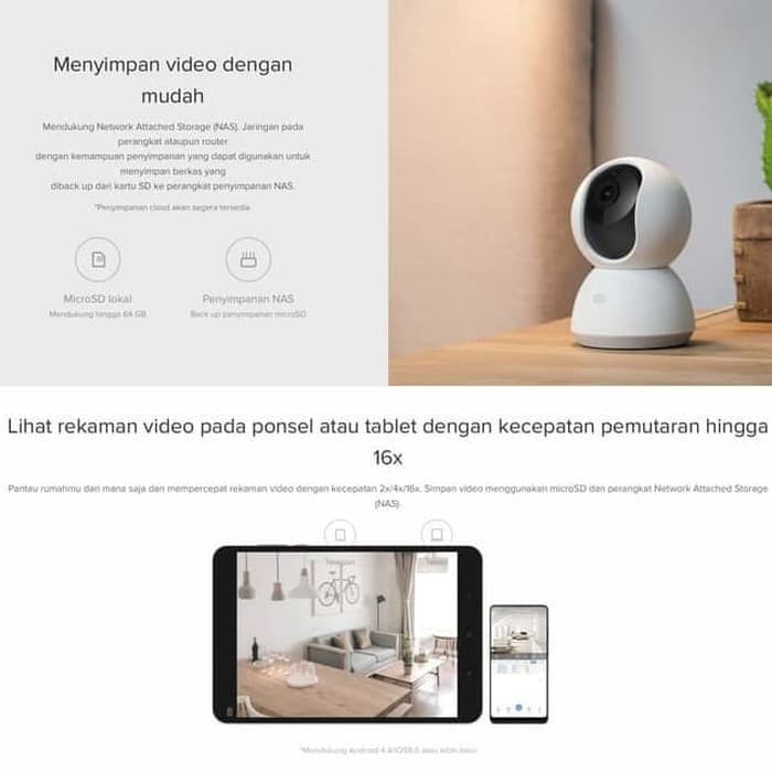 Xiaomi Mi Home Smart Camera 360 CCTV 1080P Garansi Resmi