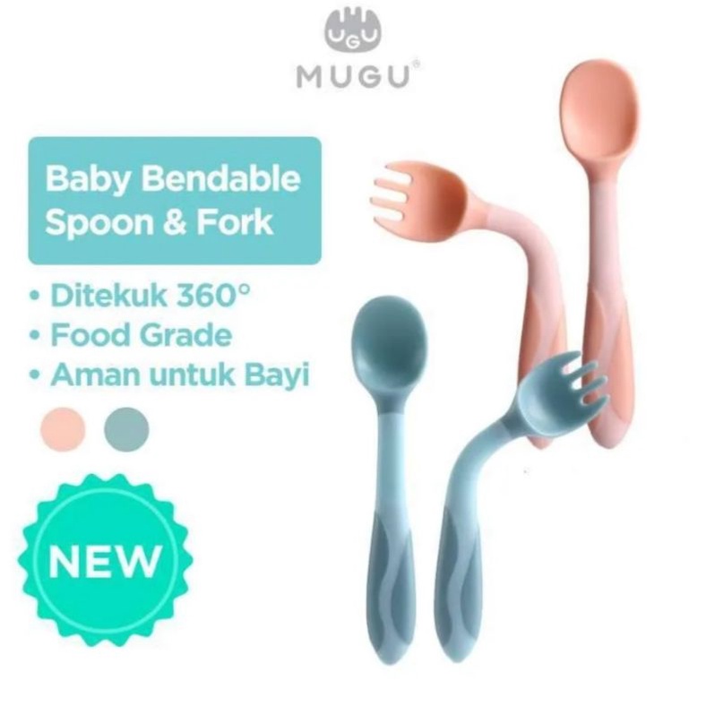 Mugu bendable spoon &amp; fork