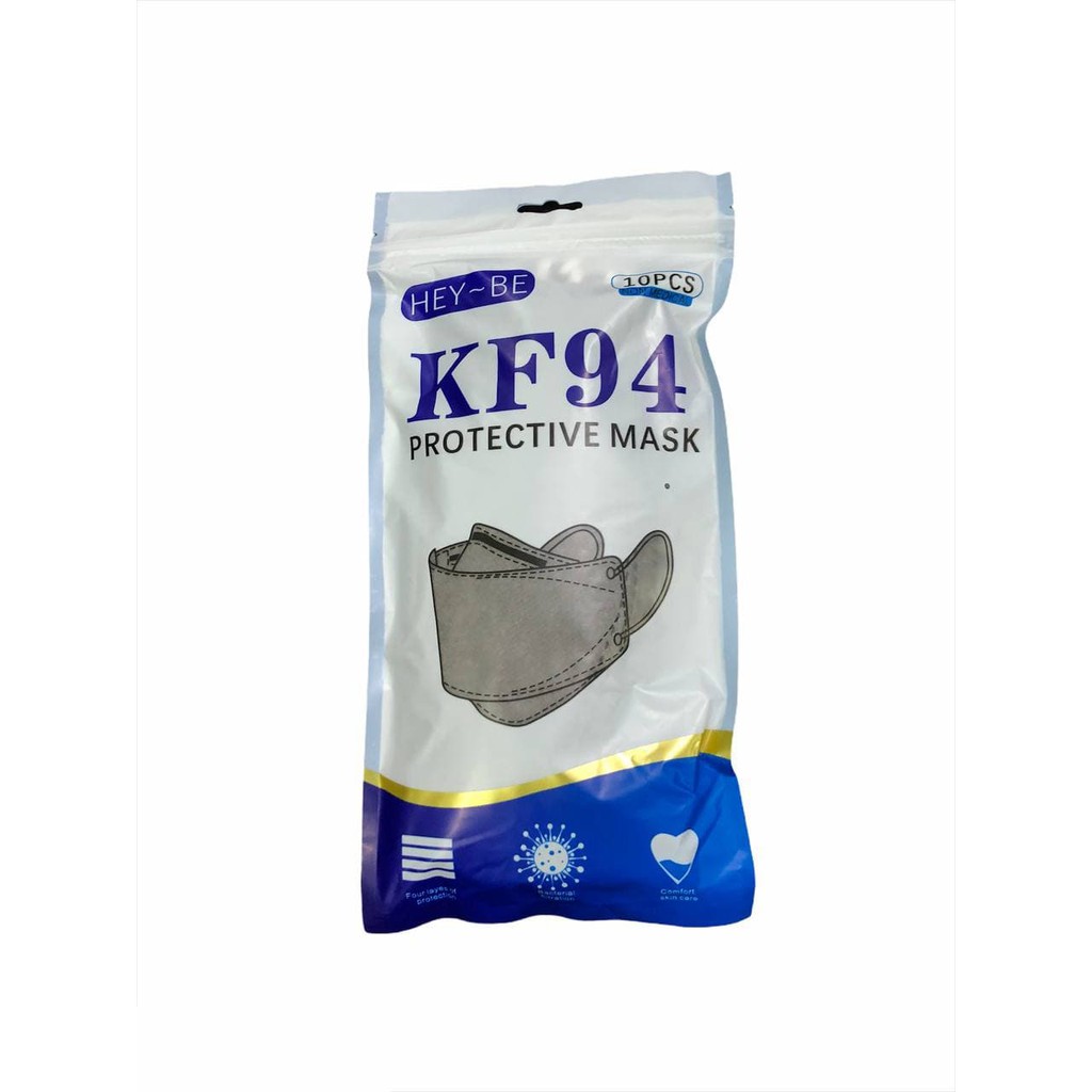 NEW - MASKER KF94 MASKER KF 94 MASKER KOREA 4PLY ISI 10pc sertifikat CE Bnpb