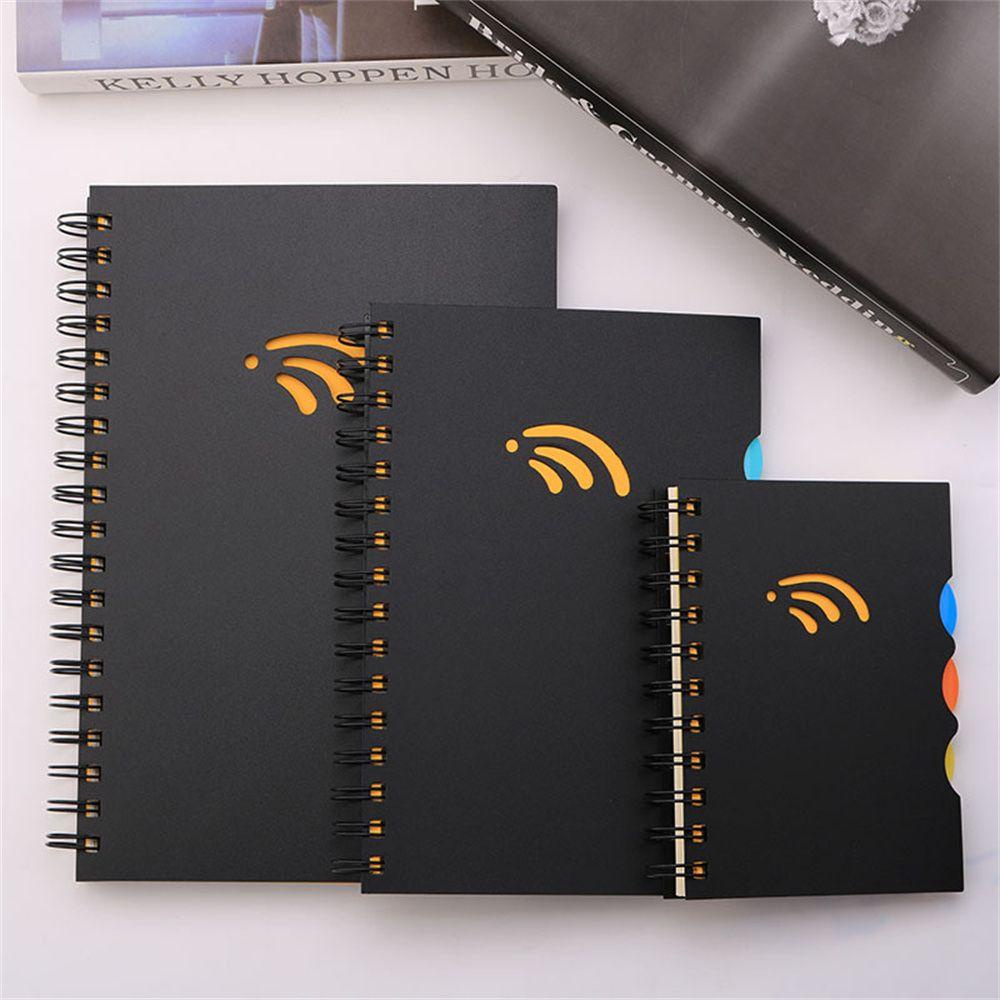 Mxbeauty Bussiness NoteBook Siswa Perlengkapan Sekolah Memo Pad Waktu Organizer Diary Agenda Garis Horizontal Kertas Coil NoteBook