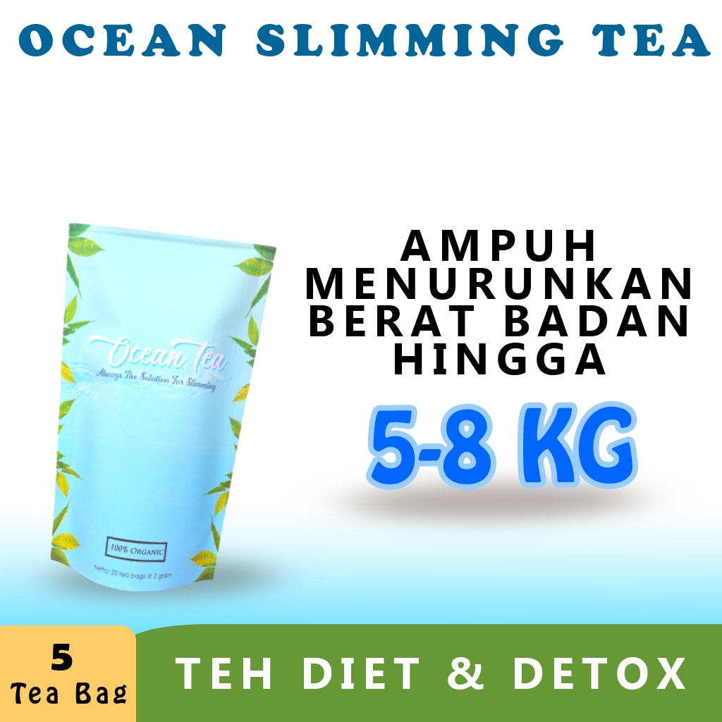 Teh Detox Diet Pelangsing Penurun Berat Badan Slimming Herbal Tea Peluntur Lemak Ampuh Alami Obat Jamu Diet Detox Tea