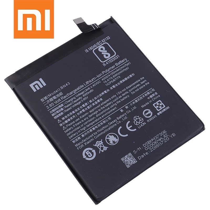 BATERAI XIAOMI REDMI NOTE 4X / BN43 - ORI