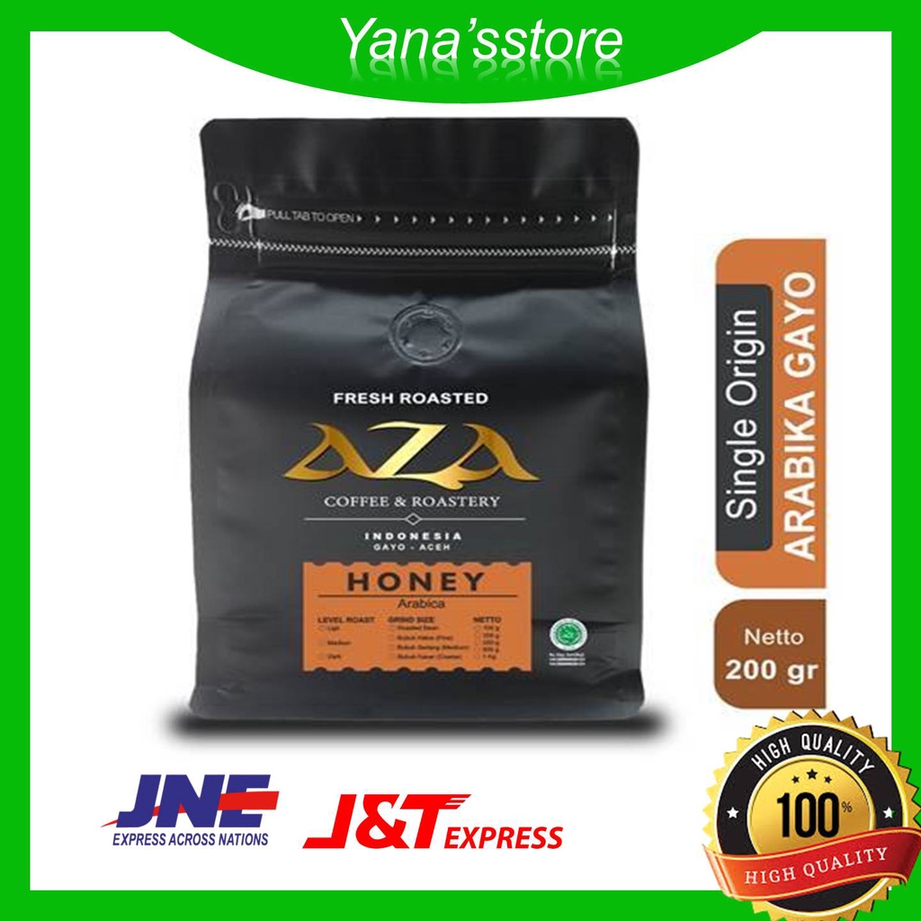 

Aza Coffee - Kopi Gayo Honey 200 gr Bubuk Kasar