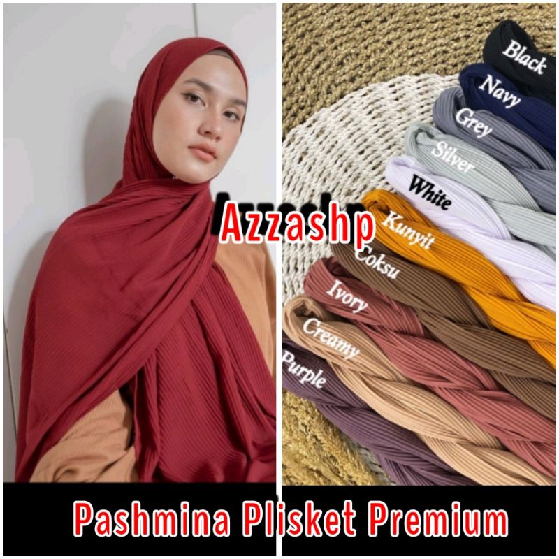 Pashmina Plisket Premium