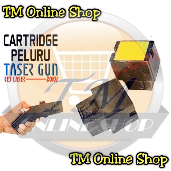 Cartridge Refil Tasergun (Senjata Tembak Setrum-Alat Kejut Listrik-AirTaser StunGun-Stunguns-Air