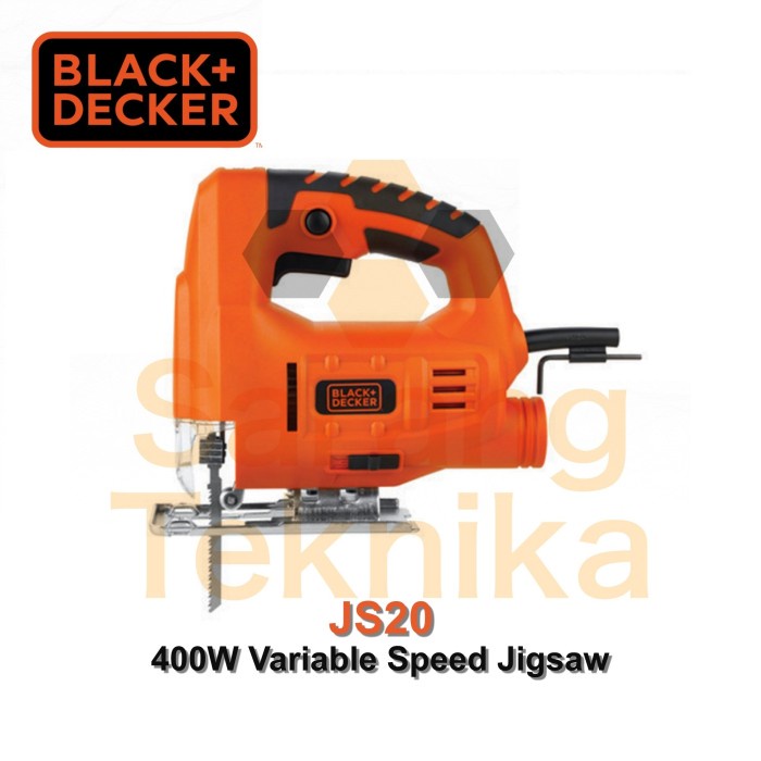 Mesin Gergaji Jigsaw JS20 Black & Decker Variable Speed 400W