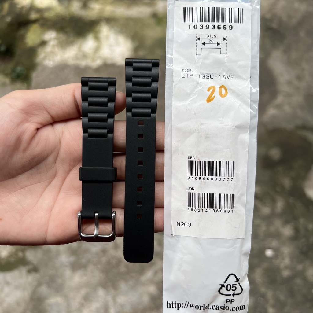 Strap tali jam tangan casio original LTP-1330 1A band LTP 1330