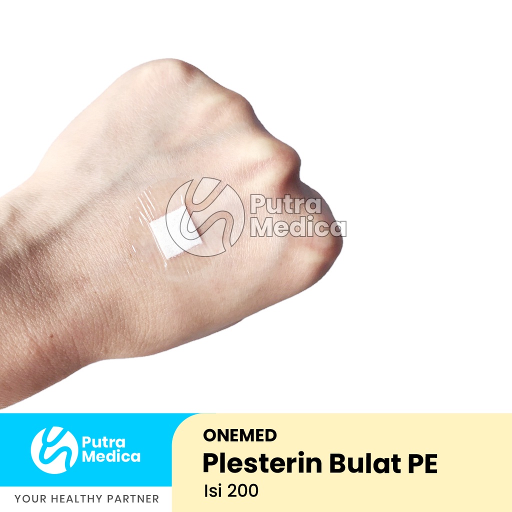 Onemed Plesterin Bulat PE - 1 Box / Plester Transparan / Plaster Tahan Air