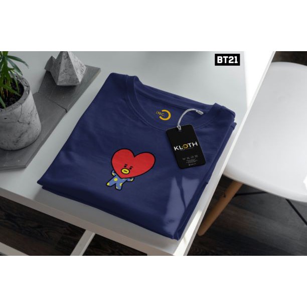 [SALE] Kaos BT21 Cotton Combed 24s Premium Unisex All Characters Dewasa dan Anak