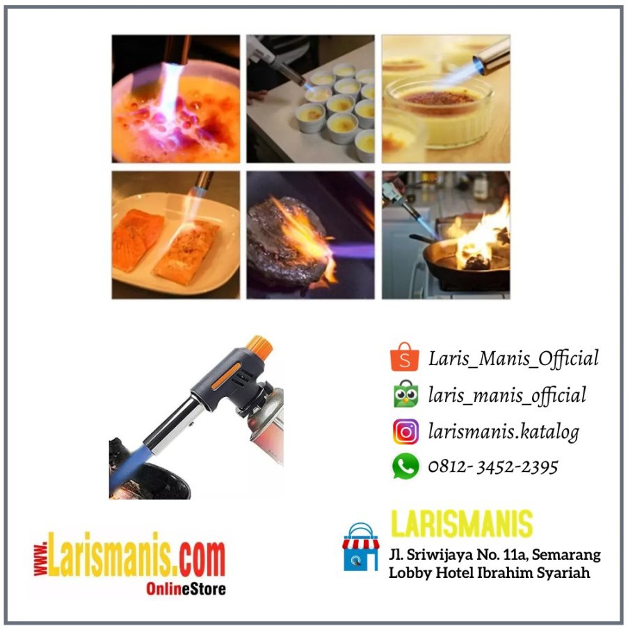Kepala Korek Instant Las Tembak Butane Flame Gun