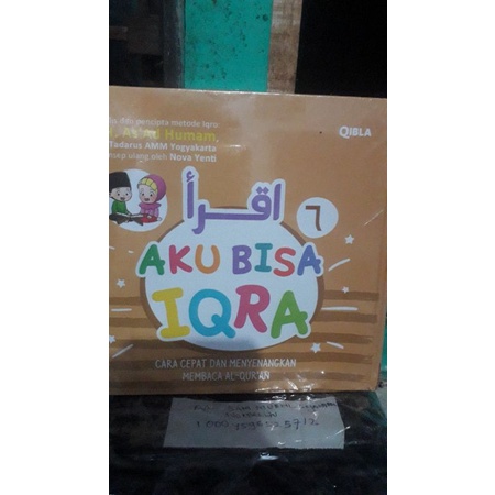 buku anak qibla aku bisa IQRA 6