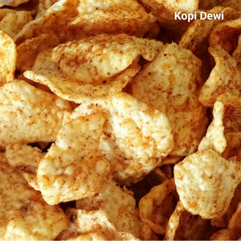 

Cemilan Kerupuk Opak Keju / Balado / Original 200gr - Snack / Makanan Ringan / Kue Kering