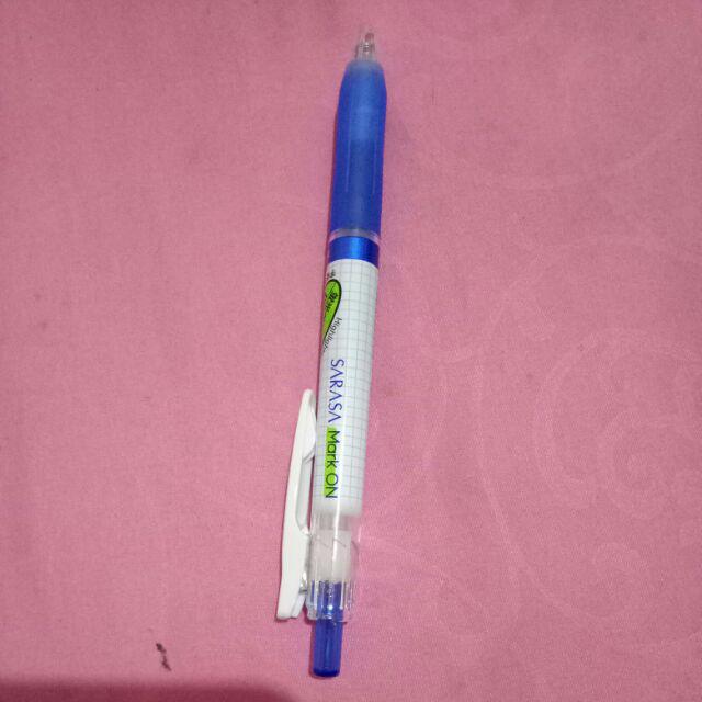 PULPEN GEL SARASA CLIP MARK ON 0.4 & 0.5 ZEBRA / BOLPEN