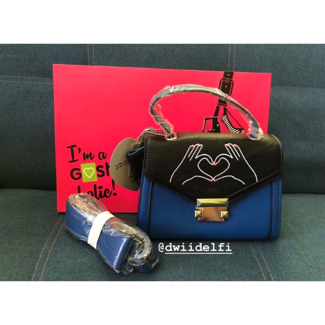 Gosh new sale ready art 418 navy DISKON TAS GOSH