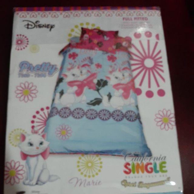 Sprei California Single 120x200 Motif Star And Strip/mirah/pikachu/castle Sofia/green Shapire