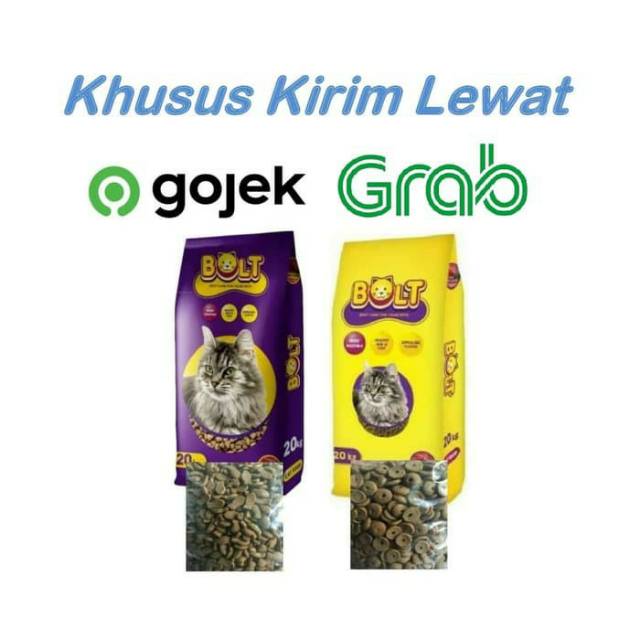 Makanan Kucing Kering Bolt 20 kg Dry 20kg