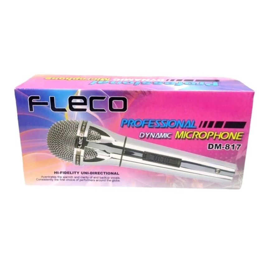 COD Microphone Kabel Fleco DM-817 Mic Kabel Fleco 817 - Mic Karaoke Murah