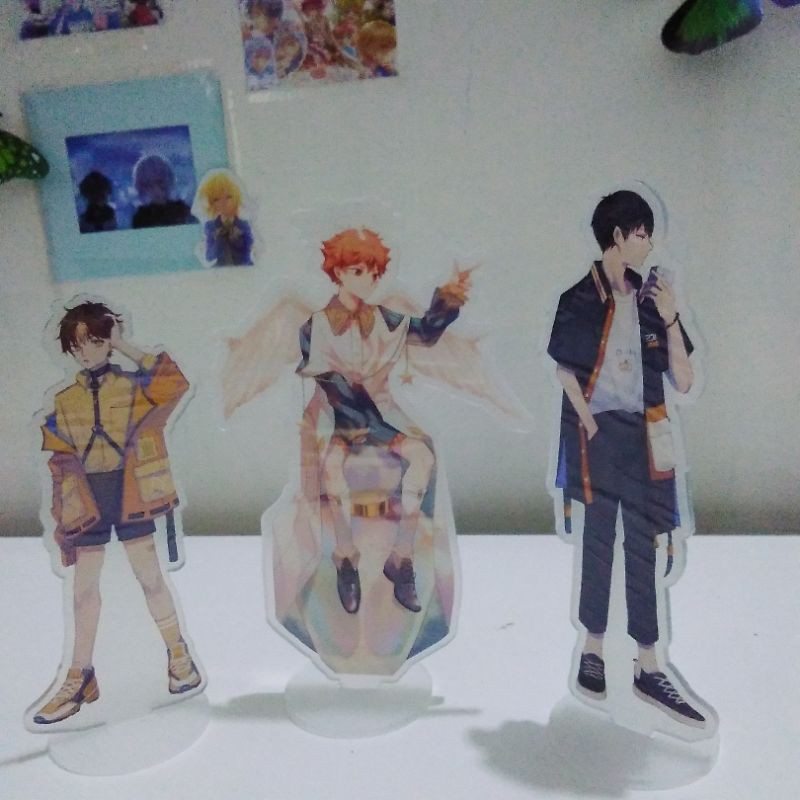 Haikyuu Acrilyc Standee || Kageyama Tobio Standee Hinata Shoyo Standee Nishinoya Yuu Standee