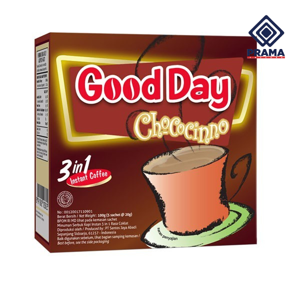 

GOOD DAY CHOCOCINNO BOX 5X20GR