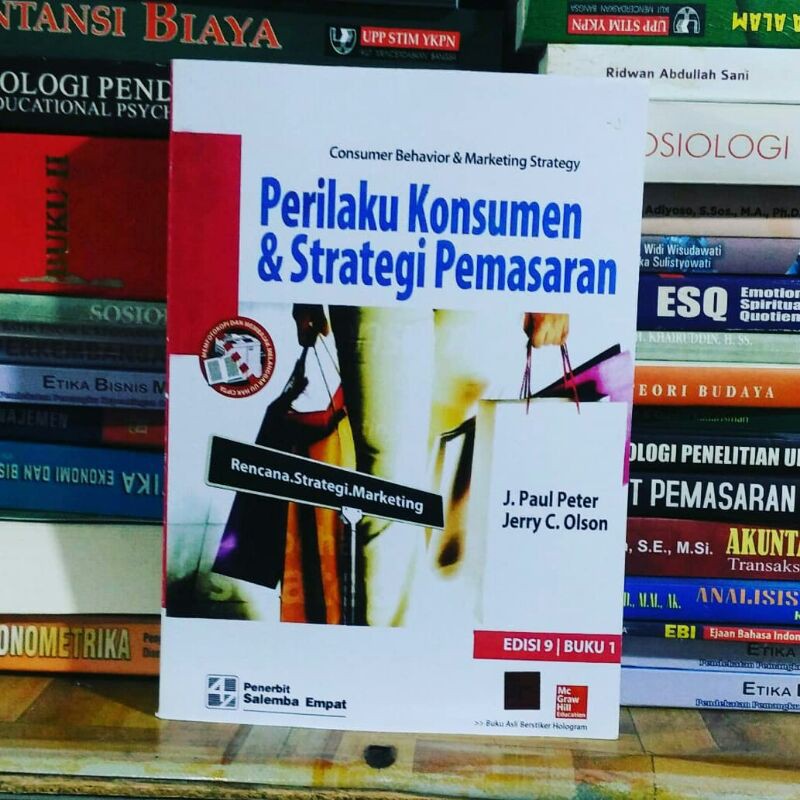 Jual Perilaku Konsumen Dan Strategi Pemasaran Buku 1 By Paul Peter ...