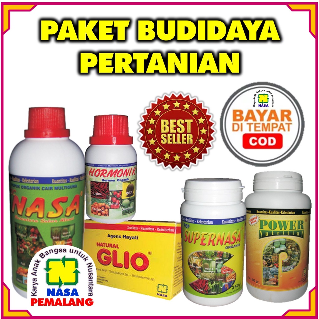 PUPUK PERTANIAN ORGANIK POWER NUTRITION SUPERNASA POC NASA HORMONIK GLIO ORIGINAL PRODUK NASA PEMALA