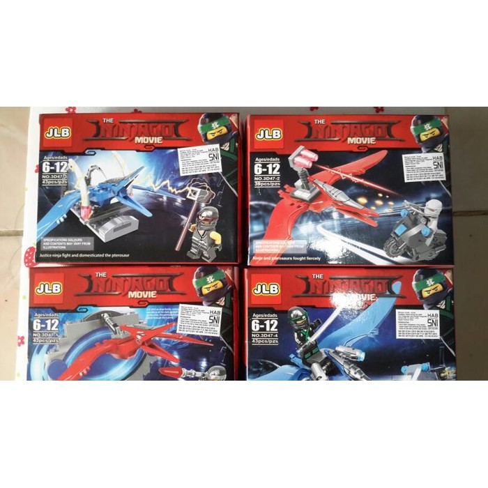 JUAL Lego Kw Ninjago Movie Merk JBL 3D47 Set